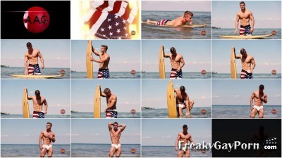  AllAmericanGuys - Alex C beach sexy, part 1 