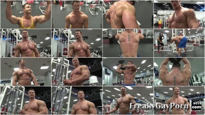  PumpingMuscle - Trevor M Photoshoot Part 1 - In The Gym 