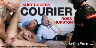  UK Naked Men - Courier - Kurt Rogers & Ross Hurston 